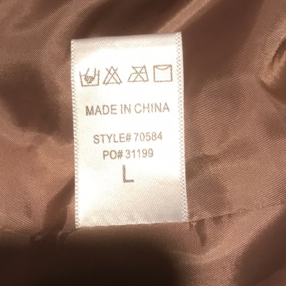 Vest size L. Brown / Tan color - Picture 7 of 8